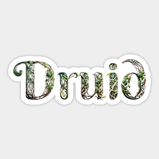 Druid - Vines and Leaves Sticker